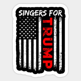 Singers For Trump Take America Back Sticker